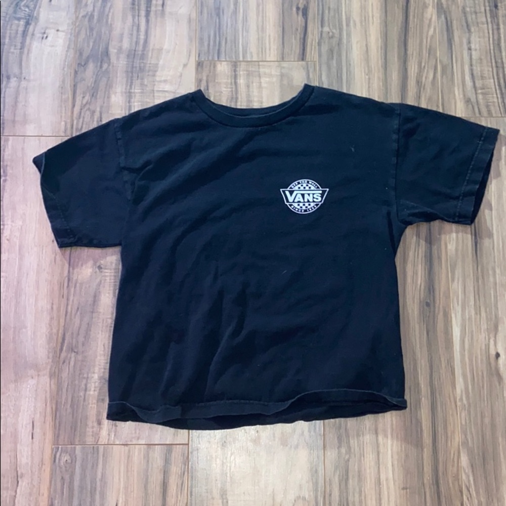black vans tshirt